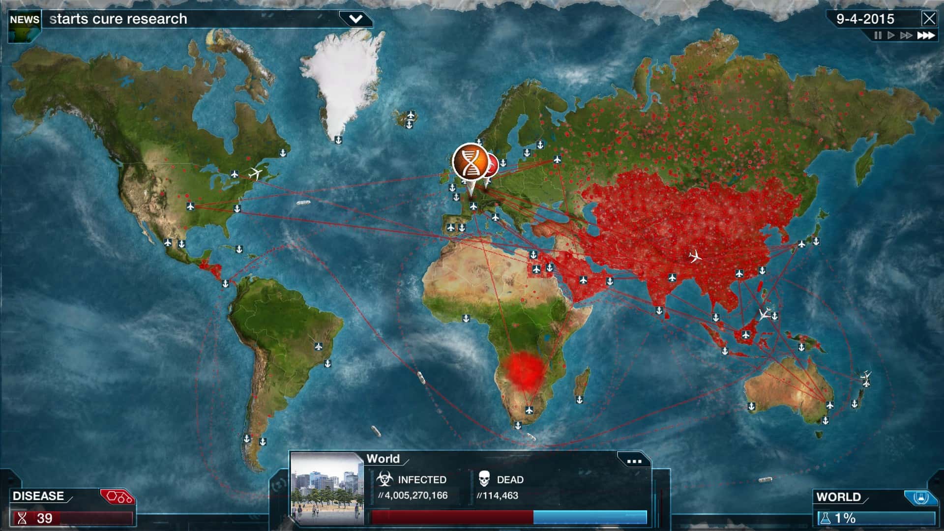 瘟疫公司:物竞天择 进化 Plague Inc Evolved 全DLC全息投影
